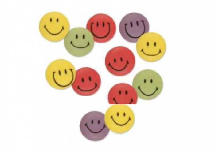 Emoji zucchero colorato per decorazioni torte carnevale