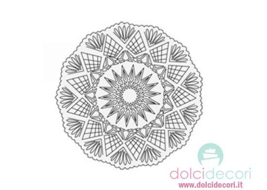 Vassoi per torte: cristallo stella 24 cm