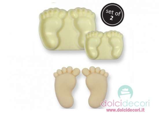 Stampo in silicone piedini