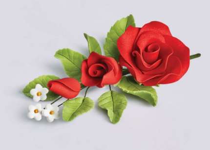 RAMO CAMPANULA ROSSA