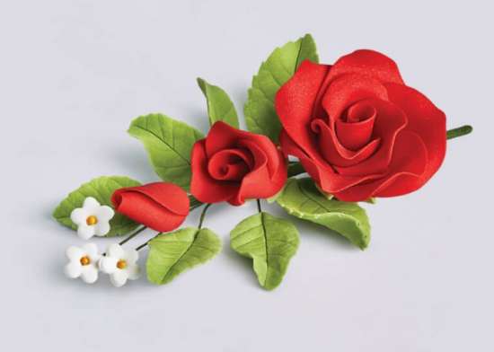 RAMO CAMPANULA ROSSA