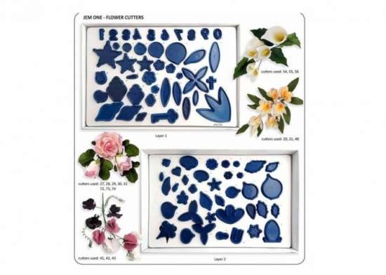 Stampi fiori e foglie