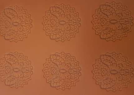 Fascia decoro centrino farfalla