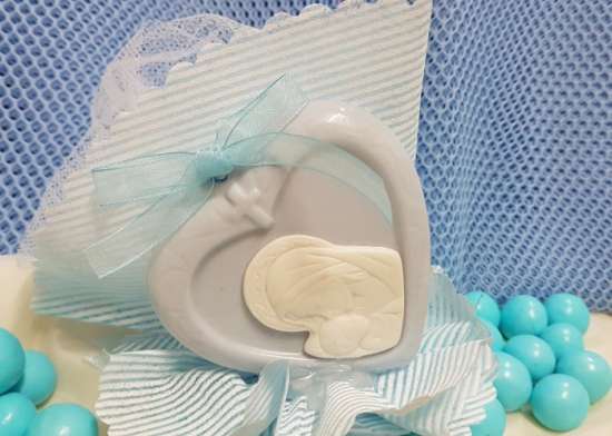 Cuore Maternità Rosa/Azzurro