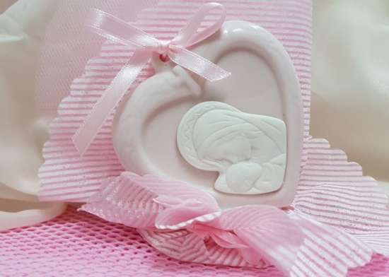 Cuore Maternità Rosa/Azzurro