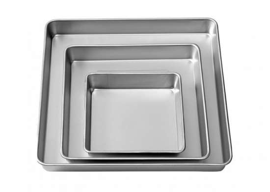 Teglie per dolci: set teglie quadrate wilton