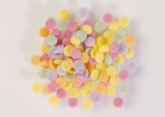 Coriandoli in zucchero