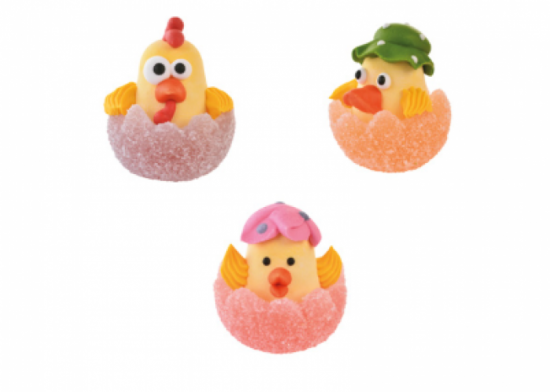 Pulcino uovo gelatina