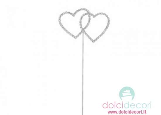 Pick con cuore metallo