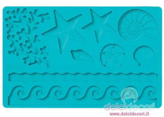 Wilton stampo silicone mare
