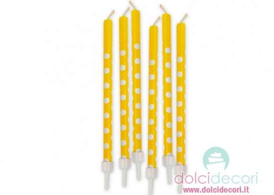 Candeline a pois giallo