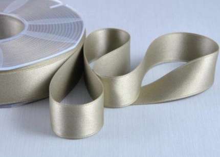 Nastro raso 25 mm beige