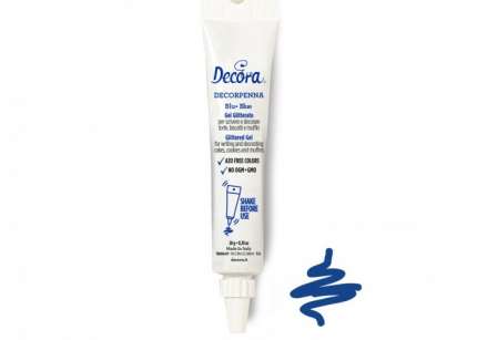 Gelatina glitterata azzurra