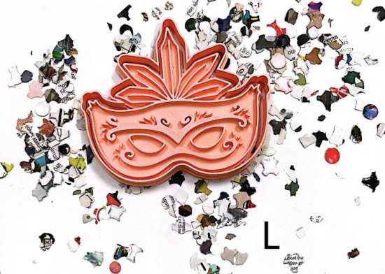 Mascherine Taglia Biscotti Carnevale