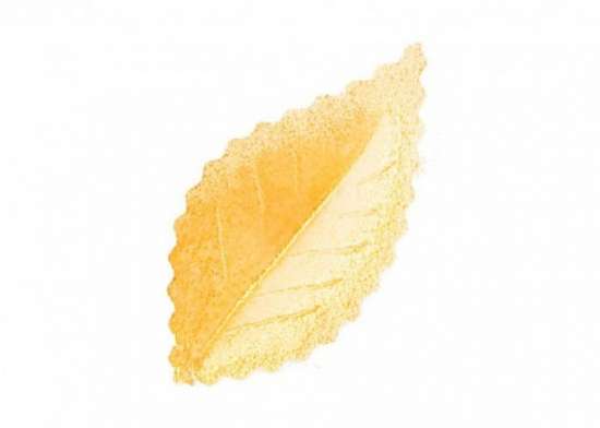 Foglie ostia Oro Glitterate