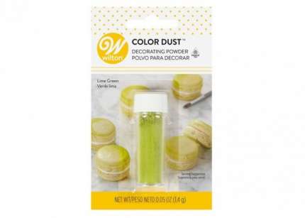 Colore wilton color dust verde limone