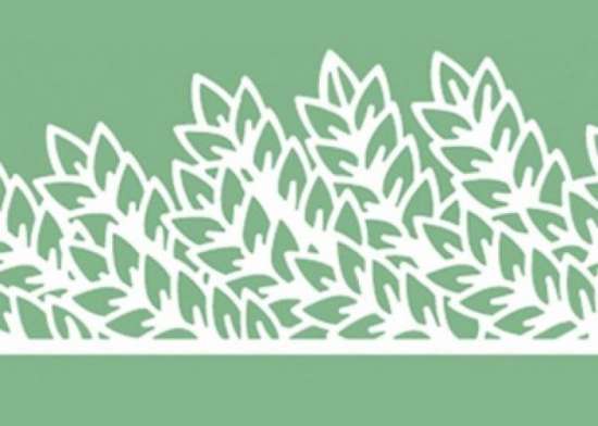 Fascia in silicone foglie e rami