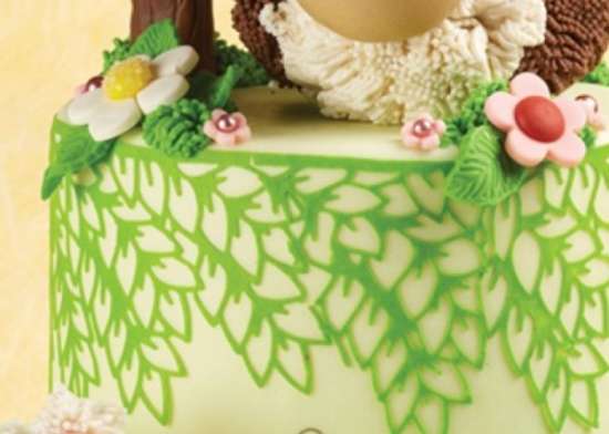 Fascia in silicone foglie e rami