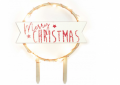 Cake Topper led Merry Christmas