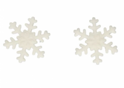 Cristalli di ghiaccio in zucchero