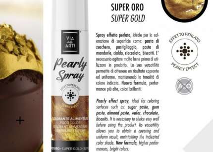 Spray colorante oro
