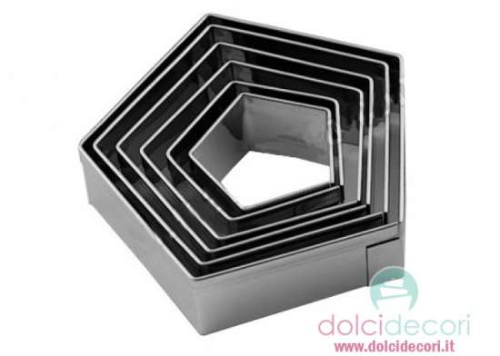 Cutters - tagliabiscotti kit pentagono