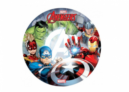 Cialda per torte Avengers