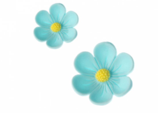 Fiore Anemone Pastello Celeste