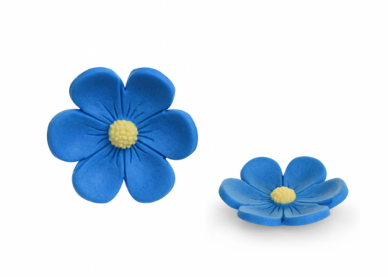 Fiore Anemone Pastello Azzurro