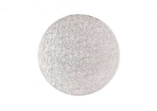 VASSOI PER TORTE: CAKE BOARD TONDO 35 CM SILVER
