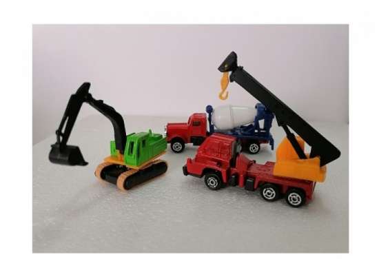 Kit Veicoli da Costruzione per Torta