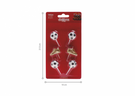 Candeline Palla e Scarpetta Calcio