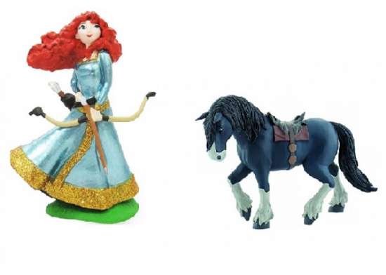 Personaggio Disney Principessa Ribelle e Cavallo