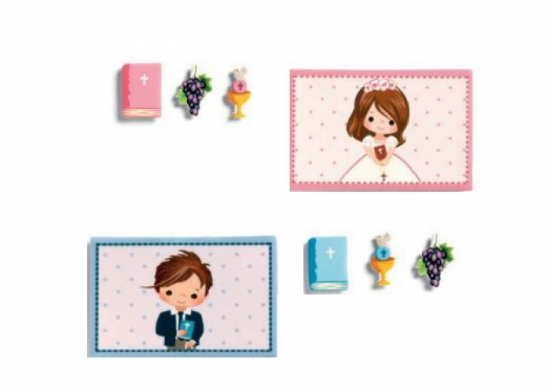 Kit Comunione in Zucchero Colorato