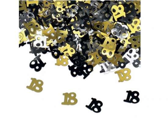 Coriandoli Prestige Oro Nero Argento