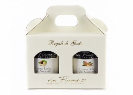 Bomboniere Matrimonio Barattoli con Crema di Nocciole e Crema di Mandorle 