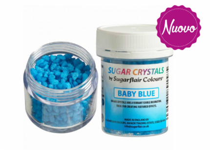 SugarFlair Cristalli Zucchero Baby Blue