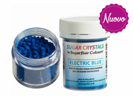 SugarFlair Cristalli Zucchero Blu Elettrico
