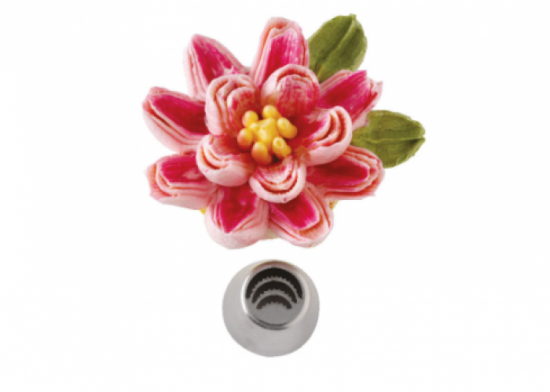 Bocchetta acciaio fiore