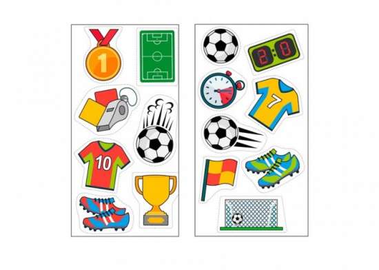 Decorazioni in cialda Football