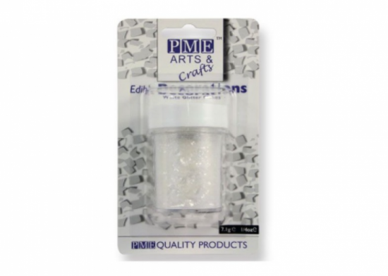 Fiocchi glitter bianco