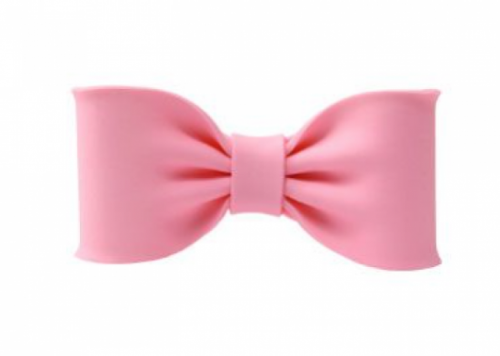 Fiocco in zucchero rosa
