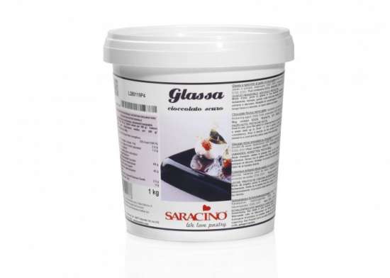 Cacao glassa brillante gel