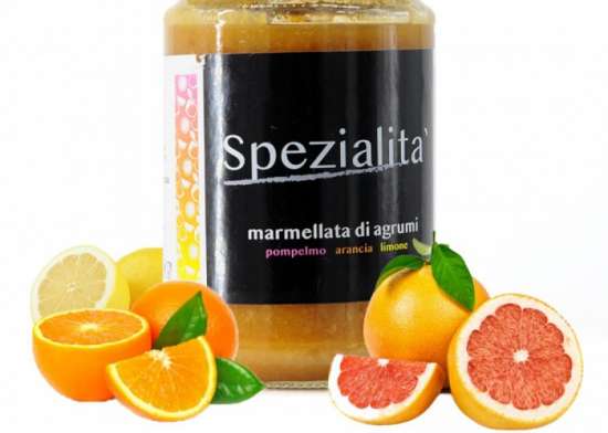 Marmellata di Agrumi misti ( Pompelmo Rosa, Limone e Arancia) 100g
