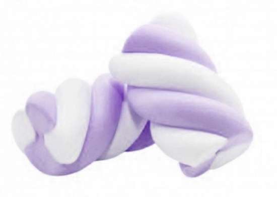 Treccia Bianco/Lilla