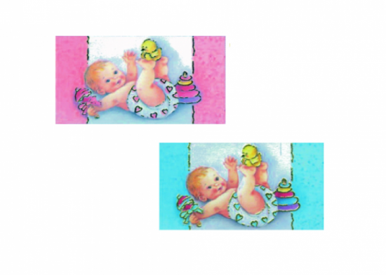 Bigliettini Nascita Giochi Bimbo/a