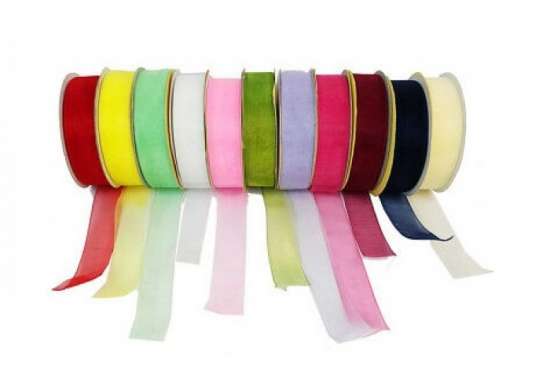 Nastri Organza 10 mm Vari Colori a Scelta