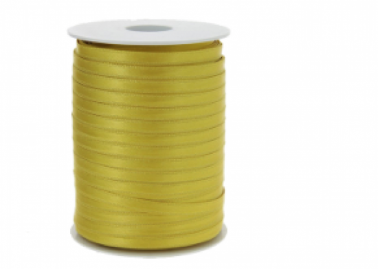 Nastro raso 6 mm oro