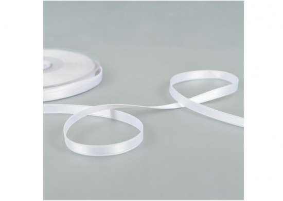 Nastro raso 10 mm bianco