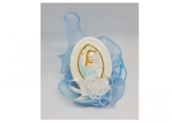 Ovale Maternità azzurra